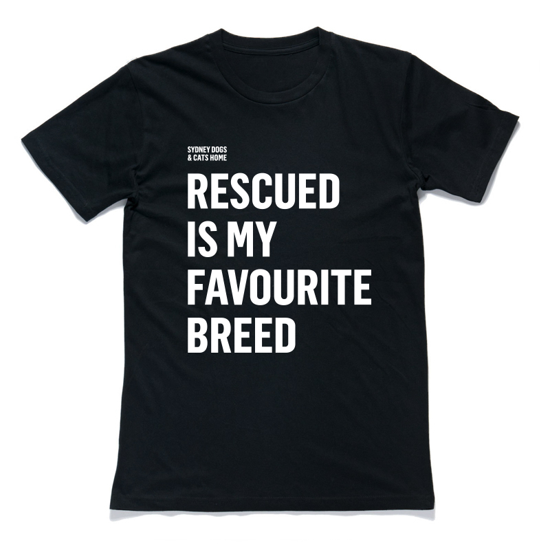 Sydney Dogs and Cats Home - Favourite Breed Black Tee