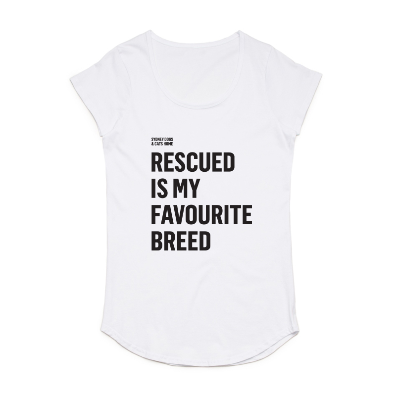 Sydney Dogs and Cats Home - Favourite Breed White Ladies Tee